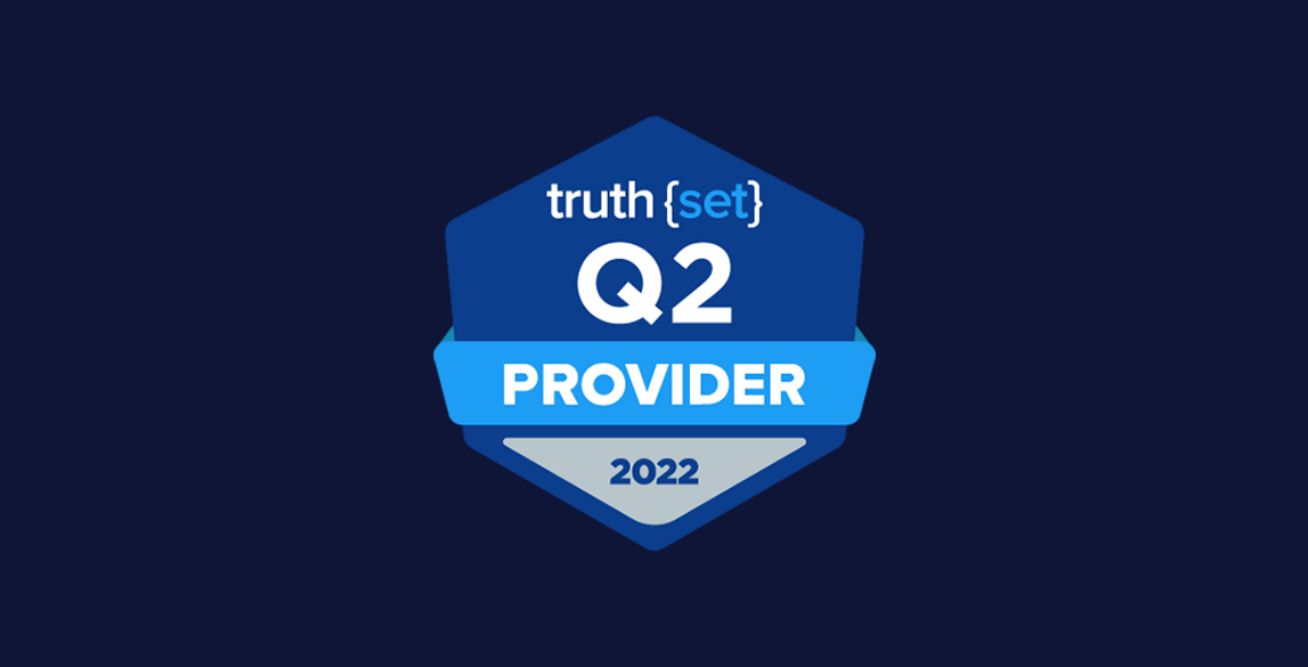 Truthset Q2 Data Provider Badge
